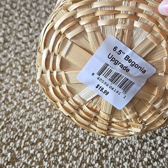 Baskets Small Desktop Finishing Home Storage Weaving Products Plant Cover Bin - Picture 7 of 16